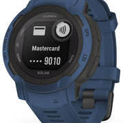 Garmin Watch Instinct 2 Solar GPS Tidal Blue Smartwatch 010-02627-06