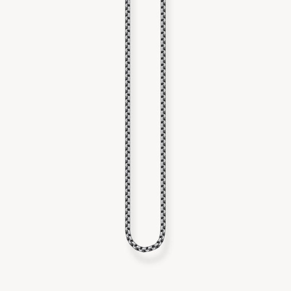 Thomas Sabo Venezia Oxidised Silver Round Chain D