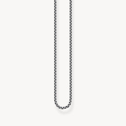Thomas Sabo Venezia Oxidised Silver Round Chain D