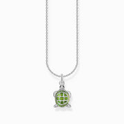 Thomas Sabo Sterling Silver Turtle Enamel Necklace