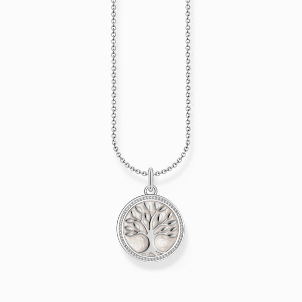 Thomas Sabo Sterling Silver Tree of Love Enamel Necklace