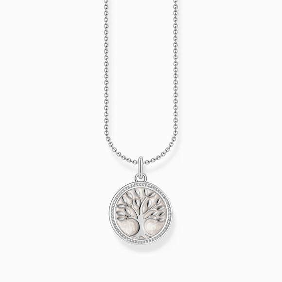 Thomas Sabo Sterling Silver Tree of Love Enamel Necklace