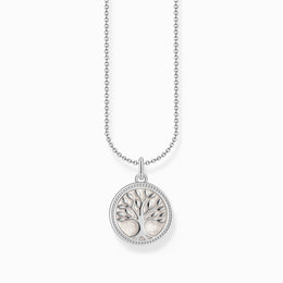 Thomas Sabo Sterling Silver Tree of Love Enamel Necklace