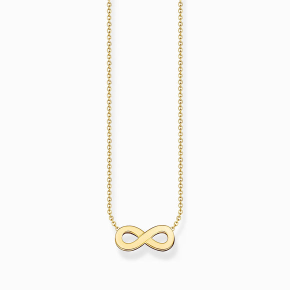 Thomas Sabo Gold Plated Sterling Silver Infinity Necklace