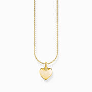 Thomas Sabo Gold Plated Sterling Silver Heart Necklace