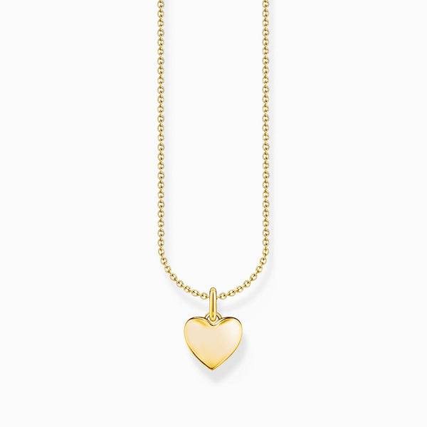 Thomas Sabo Gold Plated Sterling Silver Heart Necklace