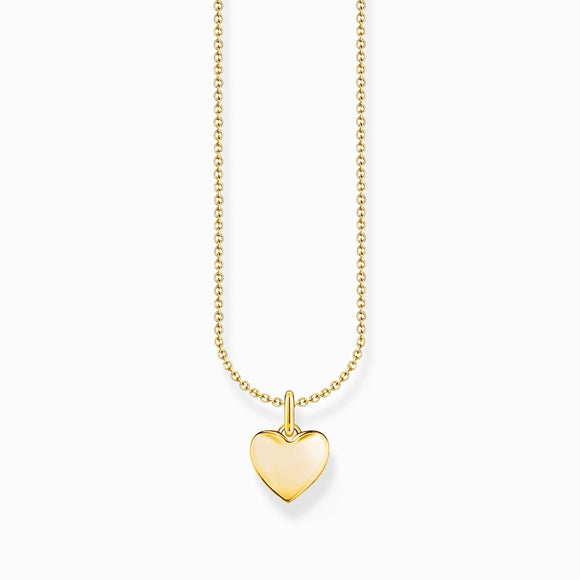 Thomas Sabo Gold Plated Sterling Silver Heart Necklace