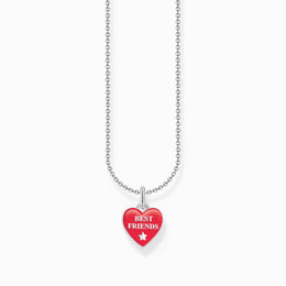 Thomas Sabo Sterling Silver Heart Enamel Necklace