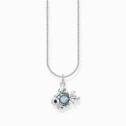 Thomas Sabo Sterling Silver Fish Enamel Necklace