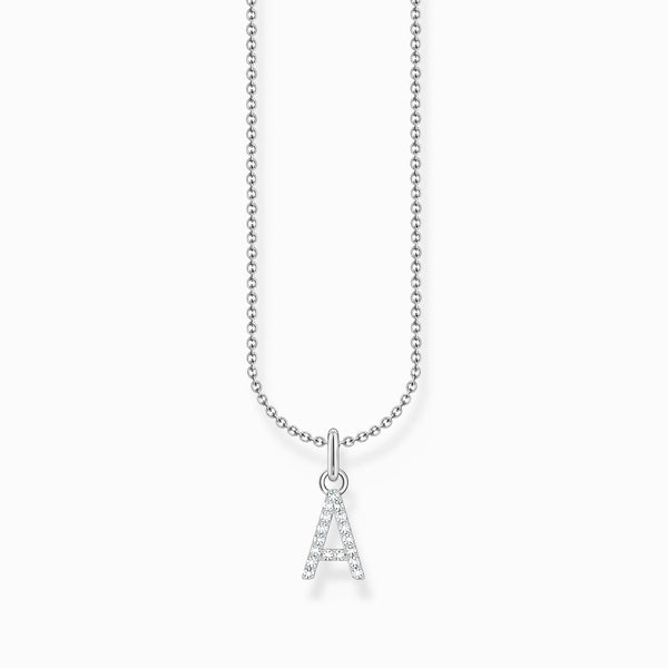 Thomas Sabo Sterling Silver Letter A Necklace