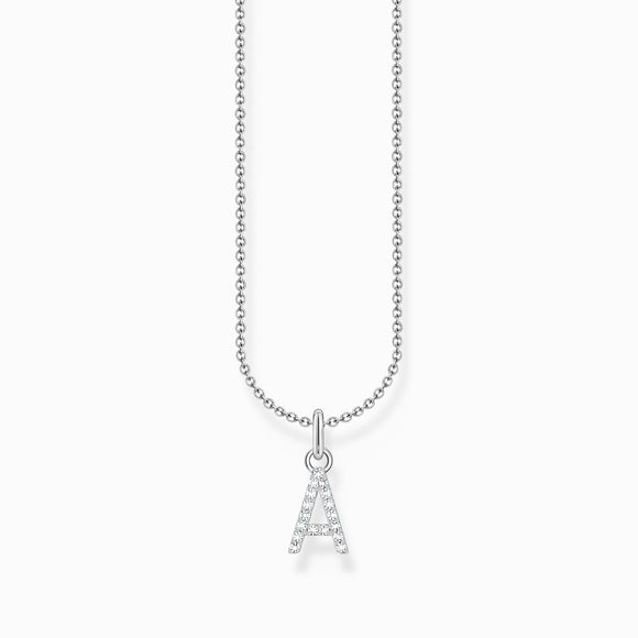 Thomas Sabo Sterling Silver Letter A Necklace