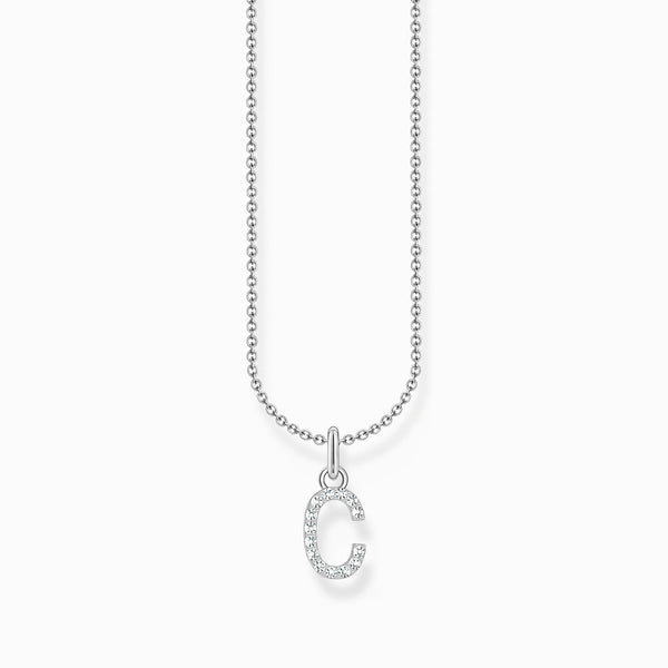 Thomas Sabo Sterling Silver Letter C Necklace