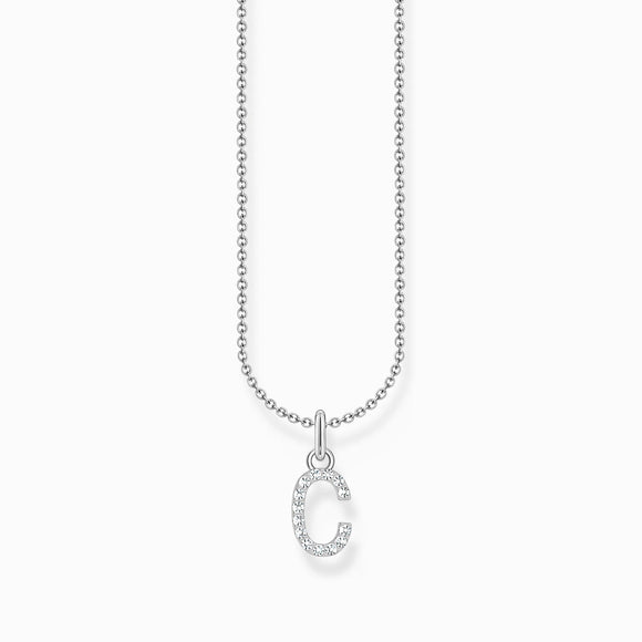 Thomas Sabo Sterling Silver Letter C Necklace