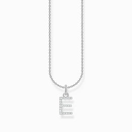 Thomas Sabo Sterling Silver Letter E Necklace