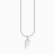 Thomas Sabo Sterling Silver Letter F Necklace