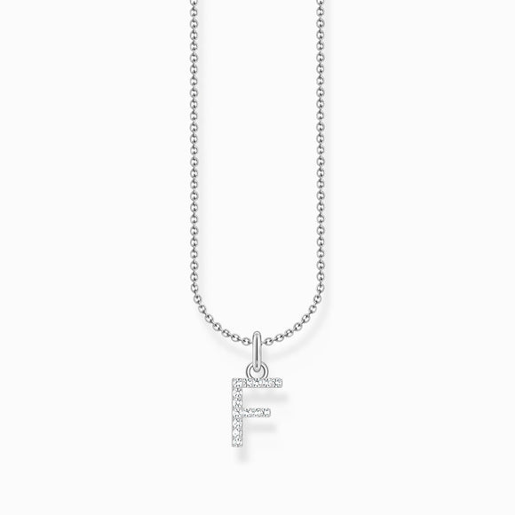 Thomas Sabo Sterling Silver Letter F Necklace