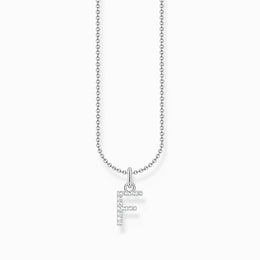 Thomas Sabo Sterling Silver Letter F Necklace