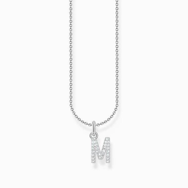 Thomas Sabo Sterling Silver Letter M Necklace