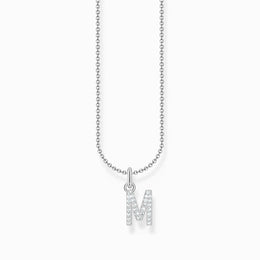 Thomas Sabo Sterling Silver Letter M Necklace