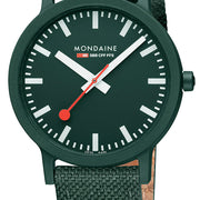Mondaine Watch Essence Park Green Textile MS1.41160.LF