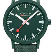 Mondaine Watch Essence Park Green Textile