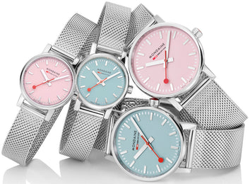 Mondaine Evo2 Sunrise 26mm Pink Watch