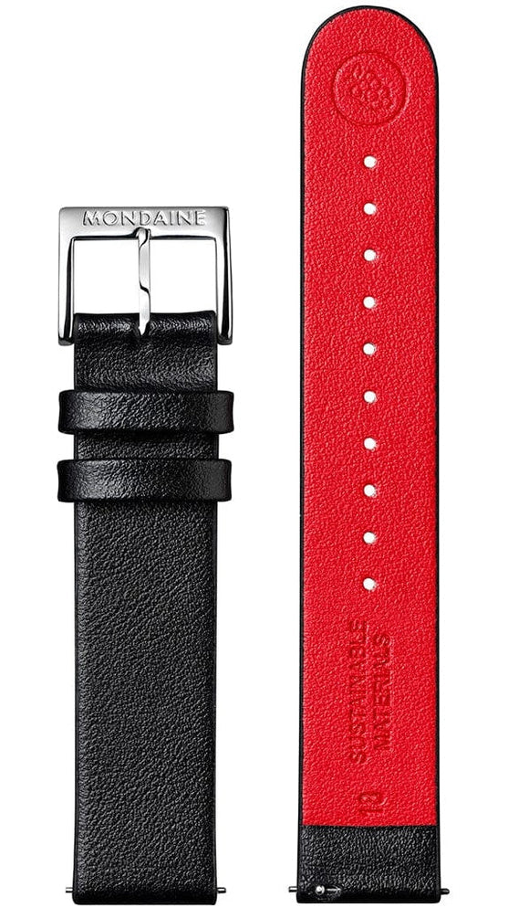 Mondaine Classic Vegan Grape Leather Watch