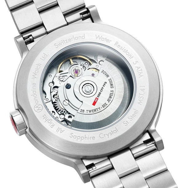 Mondaine The Original Automatic BackLight Bracelet Watch