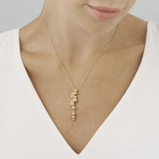 Georg Jensen Moonlight Grapes 18ct Yellow Gold Diamond Pendant