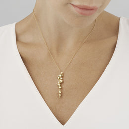 Georg Jensen Moonlight Grapes 18ct Yellow Gold Diamond Pendant