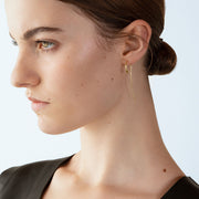 Georg Jensen Mercy 18ct Yellow Gold Drop Earrings