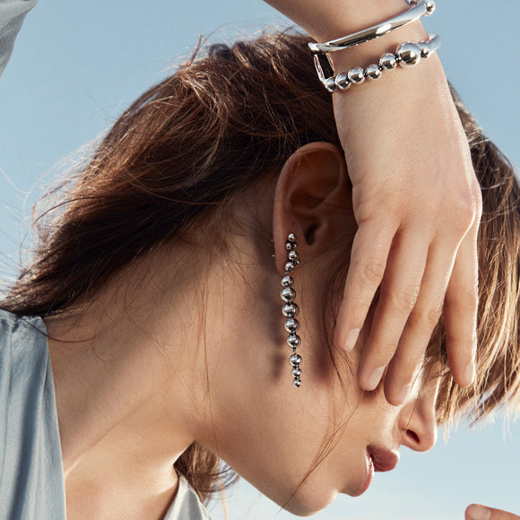 Georg Jensen Moonlight Grapes Sterling Silver Bangle