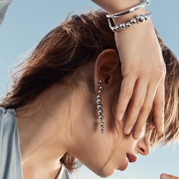 Georg Jensen Moonlight Grapes Sterling Silver Bangle