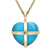 9ct-Yellow-Gold-turquoise-marcasite-medium-cross-heart-necklace-p2264