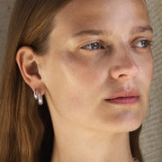 Georg Jensen Reflect Sterling Silver Small Hoop Single Earring