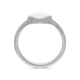 Sterling Silver Bauxite Cushion Ring, R406