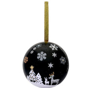 Yellow Gold Plated Sterling Silver Reindeer Silhouette Earrings