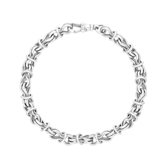 Sterling Silver Multi Link Handmade Bracelet C063BR