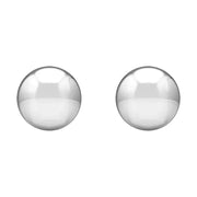 Sterling Silver 8mm Ball Stud Earrings. 610OR 031
