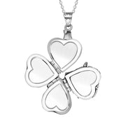 Sterling Silver Bird Heart Small Locket Necklace. P3527._2