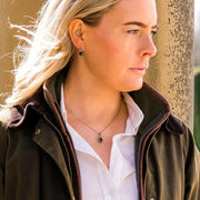 Sterling Silver Blue John Tiny Hedgehog Necklace, P3356