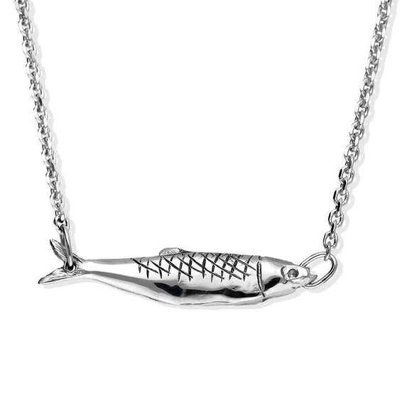 Sterling Silver Emma Stothard Silver Darling Small Chain Necklace, N1135.