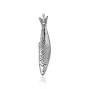 Sterling Silver Emma Stothard Silver Darling Small Fish Charm, G966.
