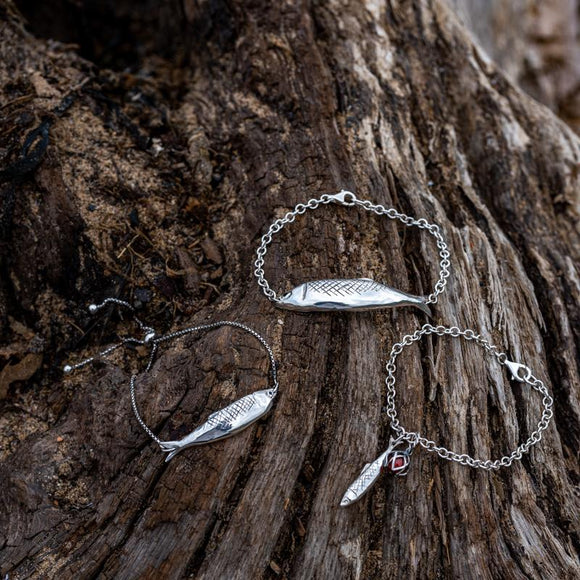 Sterling Silver Emma Stothard Silver Darling Charm Bracelet, B1203.