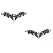 Sterling Silver Bat Stud Earrings. E1315