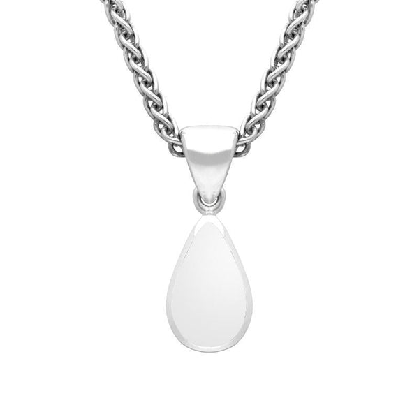 Sterling Silver Bauxite Dinky Pear Necklace, P450