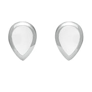 Sterling Silver Bauxite Dinky Teardrop Stud Earrings E768