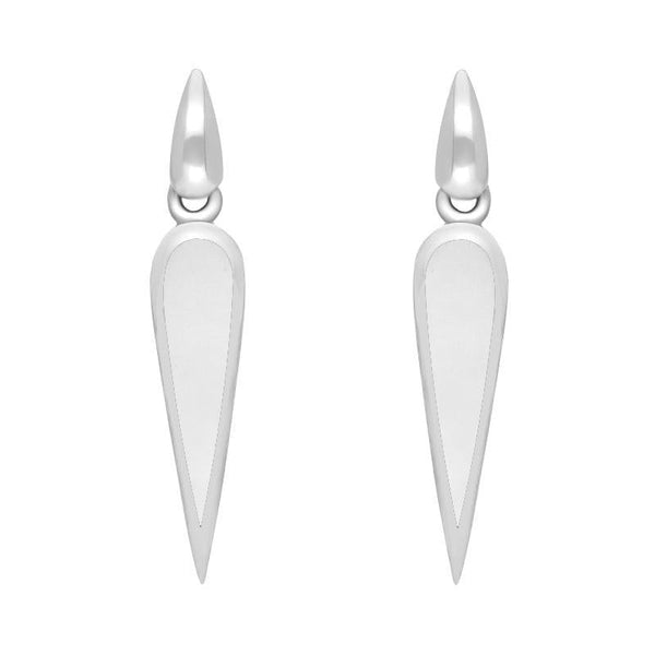 Sterling Silver Bauxite Toscana Pear Drop Earrings E1123