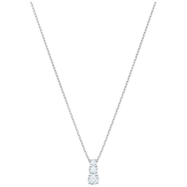 Swarovski Attract Trilogy White Crystal Necklace 5414970