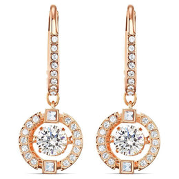 Swarovski Sparkling Dance Crystal Rose Gold Plated Earrings 5504753